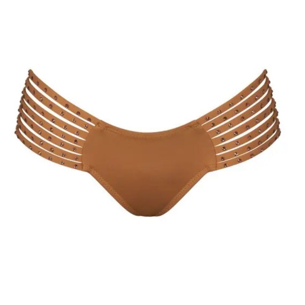 NWT SKIMS rhinestone strappy bikini bottom 2x